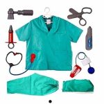 Kids Surgeon Costume Set – Realistic Medical Role Play Outfit (Small, Medium, Large)