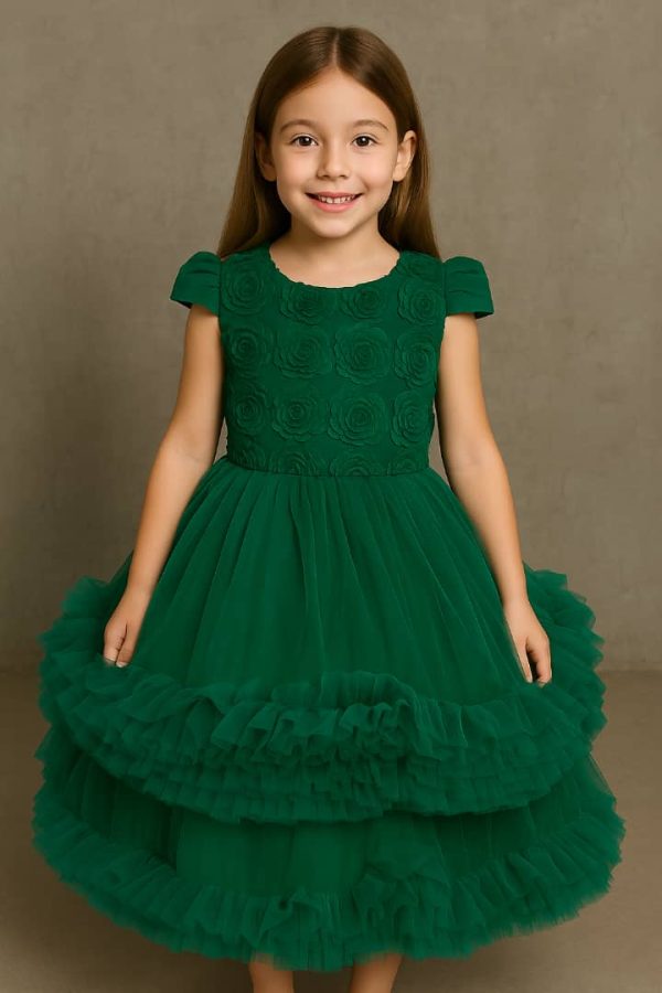 Luxury Ball Gown for Girls (Ages 3–8 Years)