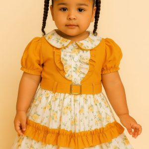 Elegant Flowered Girl’s Gown (Ages 3–7 Years) MOQ 3