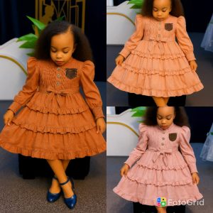 Party Dress for Girls(longsleeve) Princess Gown Ages 6-12 years