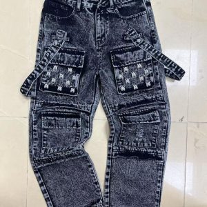 Baggy Jeans Trouser with Strap(unisex)